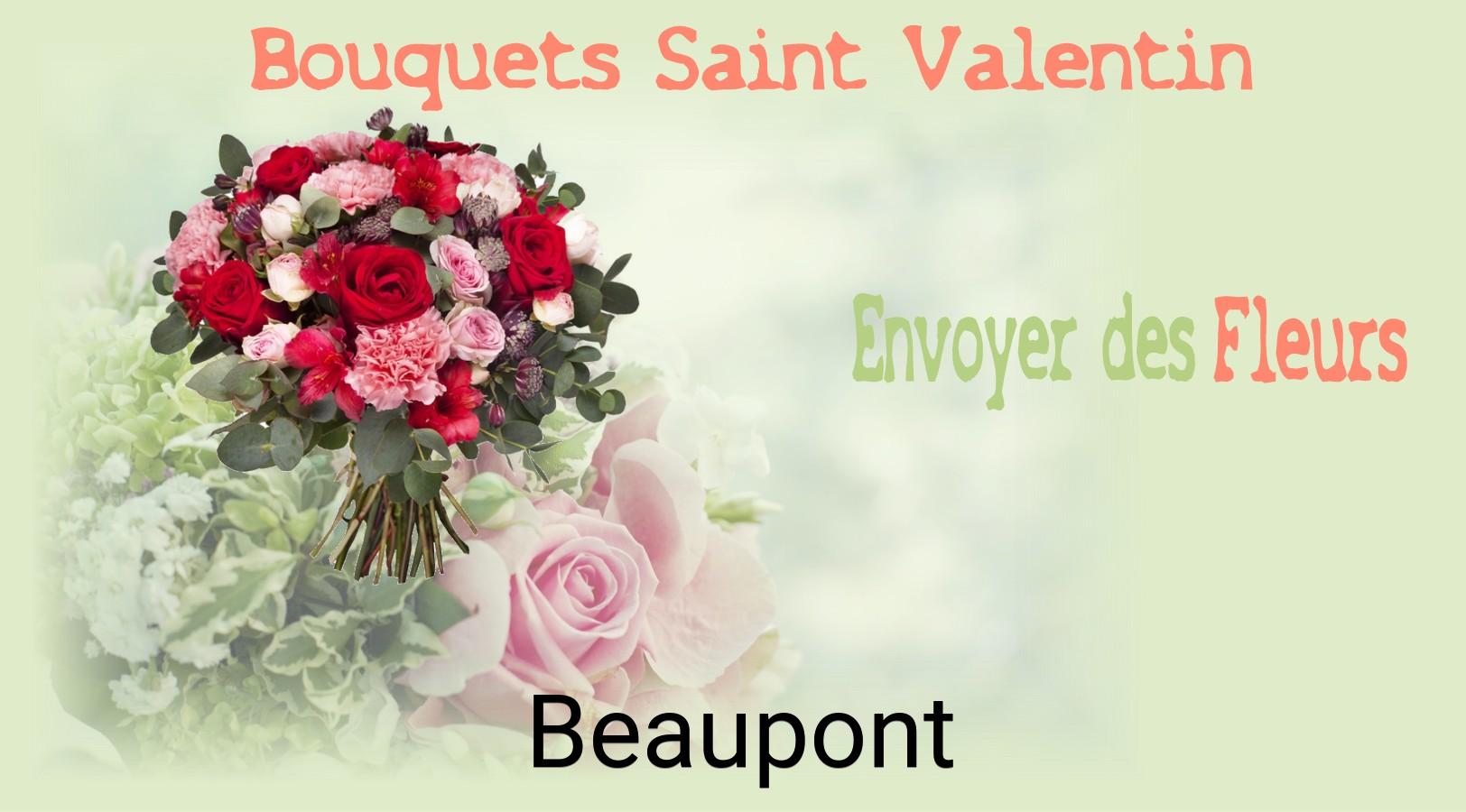 Roses de Saint-Valentin livrées à Beaupont
